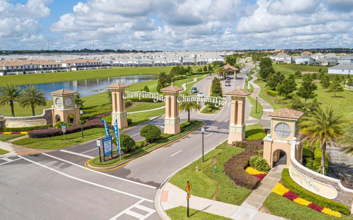 Gorgeous 5 Bd W/ Pool Close To Disney @ Champions Gate 948 キシミー エクステリア 写真